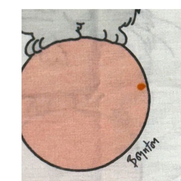 Vtg 80s Sandra Boynton "Greatest Mom In The Entire Universe" Pillowcase READ - Picture 7 of 7